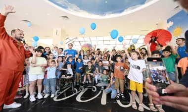 Mehriban Əliyeva Heydər Əliyev Fondunun uşaqlar üçün təşkil etdiyi şənlikdə iştirak edib - FOTOlar