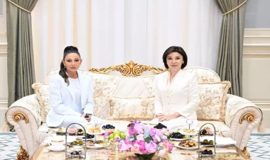 Azərbaycanın və Özbəkistanın birinci xanımları Daşkənddə görüşüblər - VİDEO - FOTO