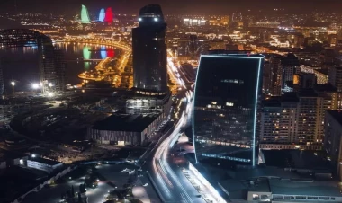 Bakının mərkəzində 