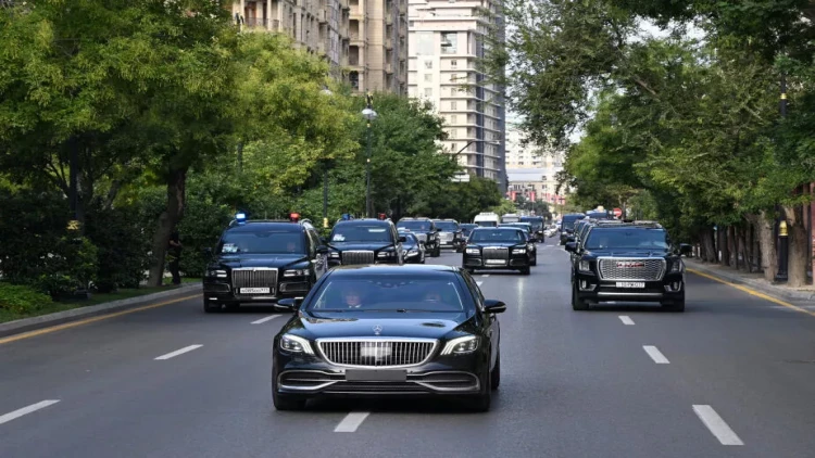 Azərbaycan və Rusiya prezidentləri “Bakı Ağ Şəhər”də olublar - VİDEO - FOTO