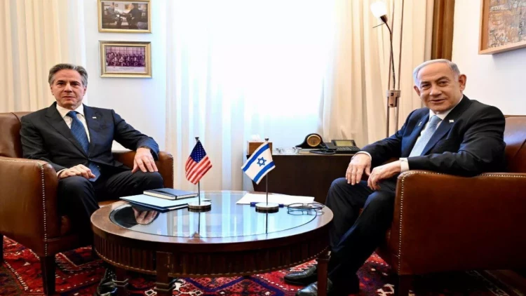 Netanyahu Blinkenlə görüşüb