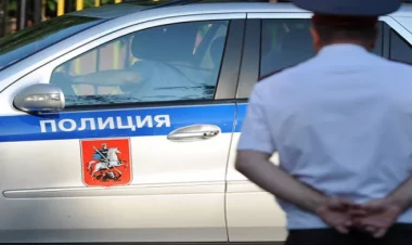 Polislə dalaşan azərbaycanlı  saxlanıldı - VİDEO