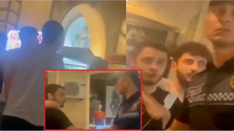 Bakının mərkəzindəki əlbəyaxa davaya görə 2 nəfər saxlanıldı