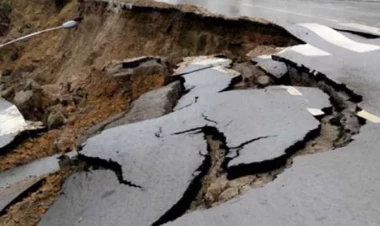 Basqalda torpaq sürüşməsi oldu - FOTO
