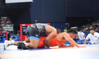 Paris-2024: Giorgi Meşvildişvili bürünc uğrunda güləşəcək - FOTO - VİDEO