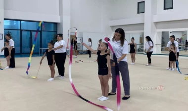 Milli Gimnastika Arenasında məşqçilərin təlim-məşq toplanışı keçirilir