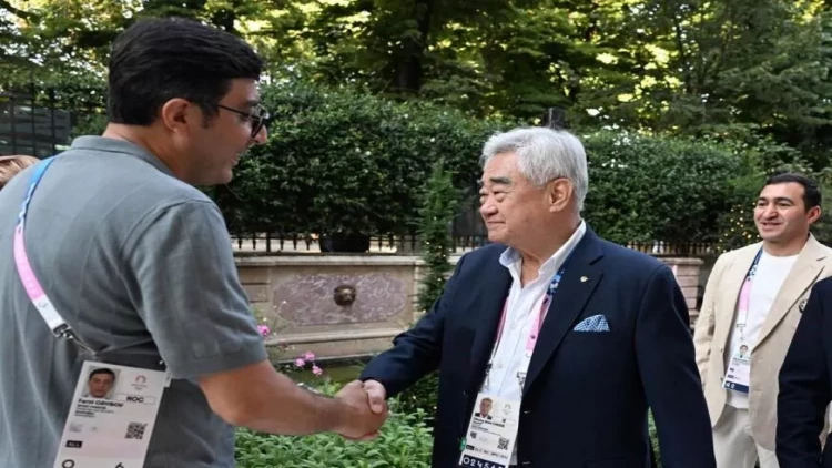 Dünya Taekvondosunun prezidenti Azərbaycanın Olimpiya Evində - FOTO