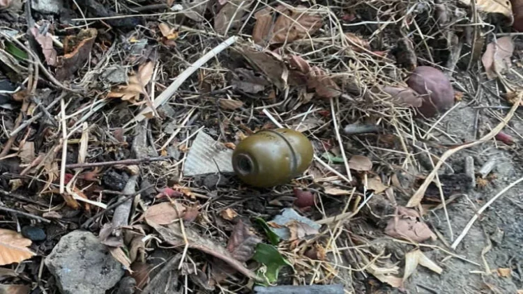 Qaraçuxurda qumbara aşkarlandı