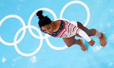 Paris-2024: Amerikalı gimnastdan 3-cü qızıl