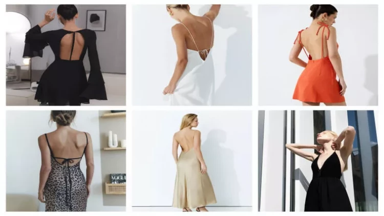 Kürəyi açıq qadın libasları – Bu yayın trendi