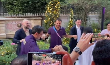 Hidayət qələbəsini yallı gedərək qeyd etdi - VİDEO