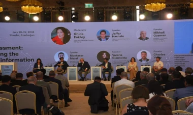 Şuşa Qlobal Media Forumu çərçivəsində panel müzakirələri keçirilib - Yenilənib - FOTO