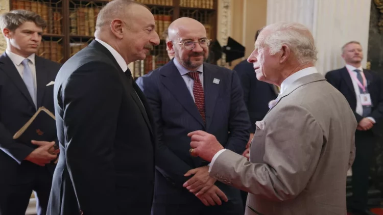 İlham Əliyev Oksfordda rəsmi ziyafətdə iştirak edib