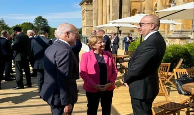 İlham Əliyev İsveçrə Prezidenti ilə söhbət edib - VİDEO - FOTO