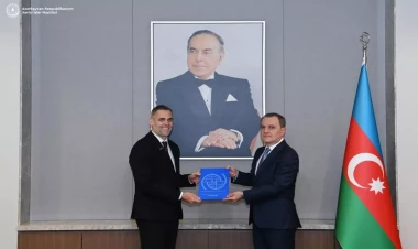 Ceyhun Bayramov Troy Dulini ilə görüşdü - FOTO