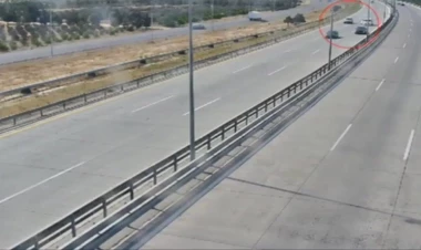 Bakıda baş verən dəhşətli qəzaların anbaan görüntüləri