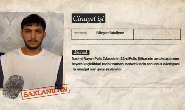 Bakıda daha bir motokuryer saxlanılıb