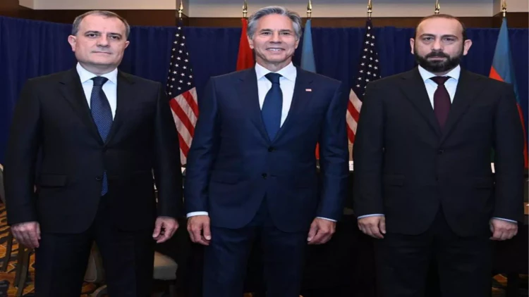 Azərbaycan və Ermənistan xarici işlər nazirlərinin Vaşinqtonda görüşü keçirilib - YENİLƏNİB - FOTO