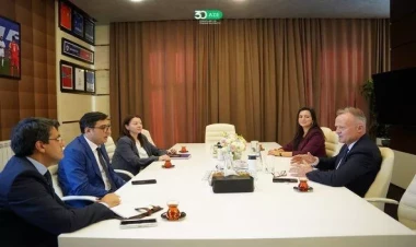 Fərid Qayıbov Loran Petrinka ilə görüşdü - FOTO