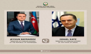 Ceyhun Bayramov israilli həmkarı ilə telefonla danışdı