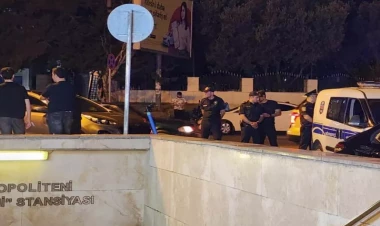 Əcəmi metrosunun qarşısında dava: Ölən var - FOTO
