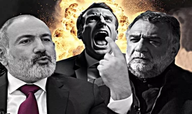 Makron Paşinyanı Vardanyanla 