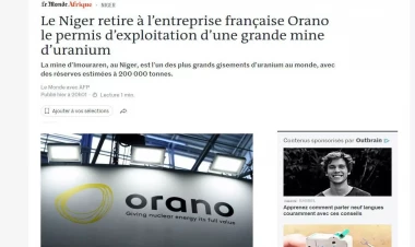 Niger Fransanı urandan məhrum edir