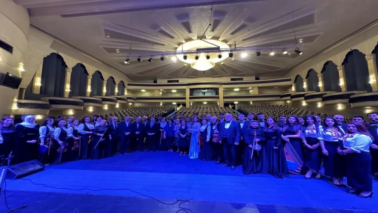 Gəncə Dövlət Filarmoniyasinda Azərbaycan Bəstəkarlar İttifaqinin 90 illiyinə həsr olunmuş səyyar plenumu keçirilib - FOTOlar