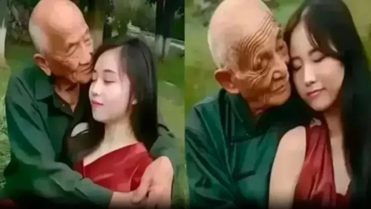 Babası yaşında kişi ilə evləndi - Dünyanı heyrətləndirən CÜTLÜK - FOTO