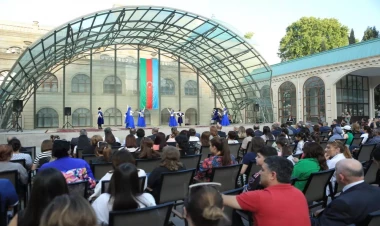 Gəncə Dövlət Filarmoniyasinda 15 iyun-Milli Qurtuluş günü qeyd olundu - FOTO