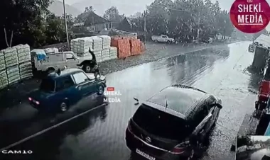 Dünənki faciəvi qəzanın anbaan VİDEOsu