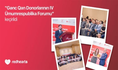 “Gənc Qan Donorlarının IV Ümumrespublika Forumu” baş tutub