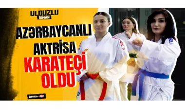 Azərbaycanlı aktrisa çempion karateçiyə belə güc gəldi - VİDEO
