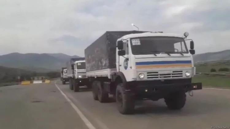 Rus sülhməramlıların Qarabağdan çıxması davam edir - VİDEO