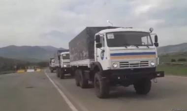 Rus sülhməramlıların Qarabağdan çıxması davam edir - VİDEO