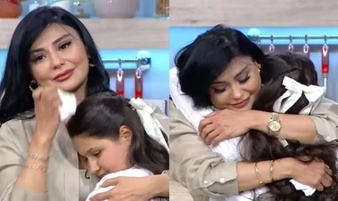 Qızının bu sözləri Vüsaləni efirdə AĞLATDI - VİDEO