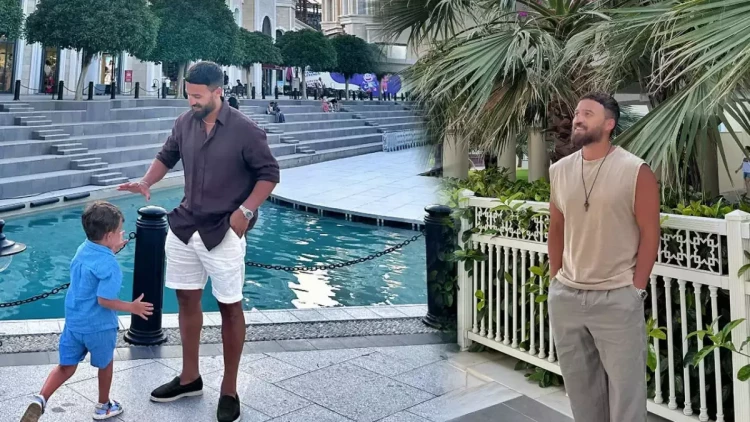 Zamiq oğlu ilə tətildə - FOTOlar