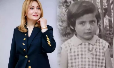 Ruhiyyə Əliyeva uşaqlıq illərində... - FOTOlar
