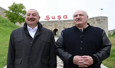 İlham Əliyev və Lukaşenko Şuşaya səfər ediblər - FOTO