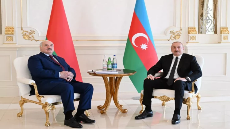 Azərbaycan və Belarus prezidentlərinin təkbətək görüşü olub - VİDEO - FOTO