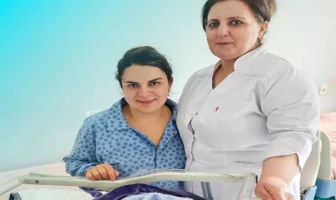 Gecə saatlarında ambulansda dünyaya gəldi - FOTOlar