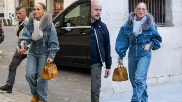 Cennifer Lopez 90-cı illərin dəbini geri qaytarır - FOTO