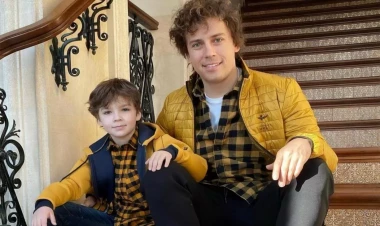 Qalkinin 11 yaşlı oğlu ilə paylaşdığı FOTOları başına bəla oldu