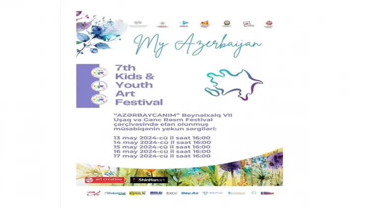 “Azərbaycanım” Beynəlxalq VII Uşaq Və Gənc Rəsm Festivalı çərçivəsində elan olunmuş müsabiqənin sərgiləri açılacaq