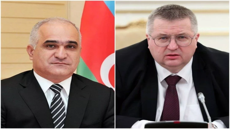 Şahin Mustafayev və Aleksey Overçuk Moskvada görüşüb