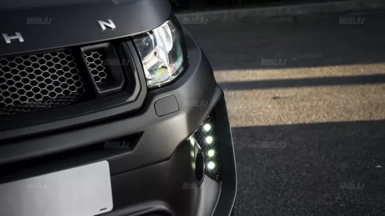 Bakı-Quba yolunda “Range Rover” yandı