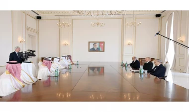 Prezident Səudiyyə Ərəbistanının energetika nazirini qəbul edib - VİDEO - FOTO