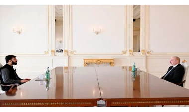 İlham Əliyev Pakistanın MUSLİM İnstitutunun direktorunu qəbul edib - VİDEO