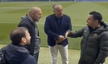 Samir Abasovla Xavi arasındakı dialoq maraq doğurdu: “Bunu soruşma” - VİDEO