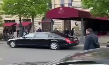 Prezident Berlində həmyerlilərimiz tərəfindən belə qarşılandı - VİDEO